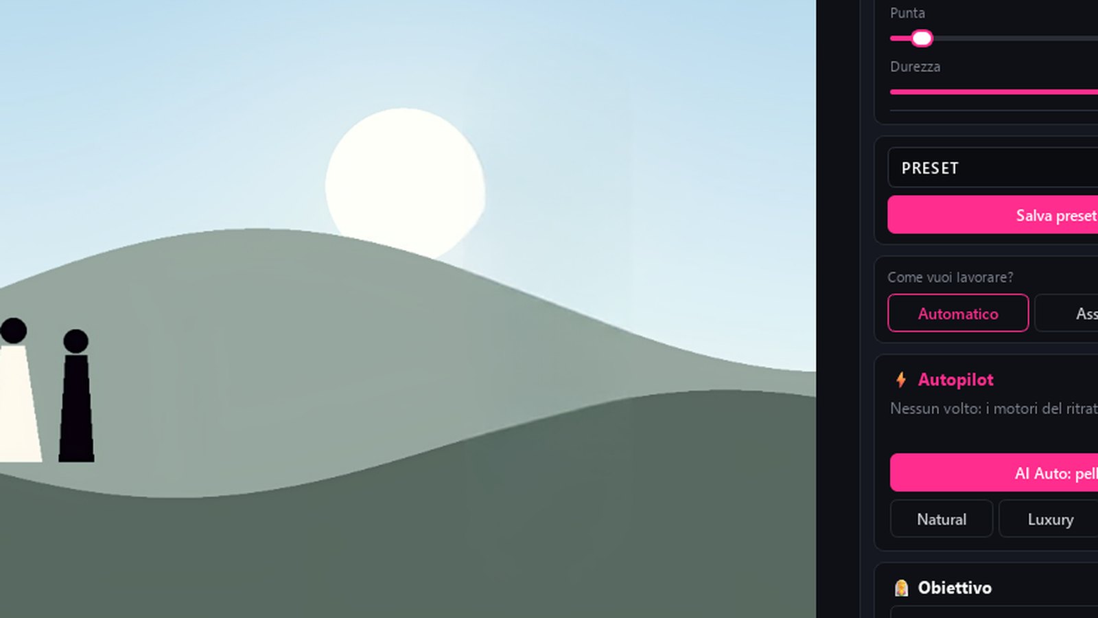 Rejuvenate with several photos open: the strip below the viewer to move from one photo to the next